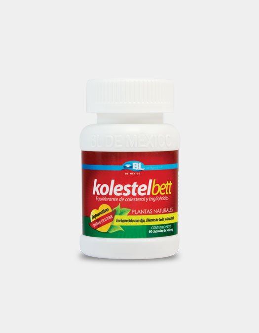 <strong>Kolestelbett</strong> es una combinación de plantas orientadas a favorecer el equilibrio de los niveles altos de colesterol y triglicéridos, previniendo problemas como la arteriosclerosis y disminuyendo el riesgo cardiovascular. Posee acción depurativa, favoreciendo el flujo sanguíneo, previniendo así ataques cardiacos.<br><br>Niveles altos de colesterol y triglicéridos, arterosclerosis cerebral,enfermedades coronarias primarias y secundarias, reduce los factoresde riesgo en problemas cardiacos y de hipertensión.